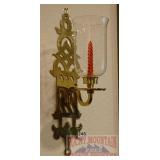 Beautiful Brass Candle Wall Sconce