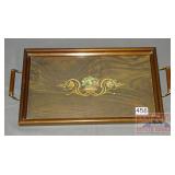 Neat Vintage Tray W/ Hand Painting