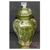 Wonderful Chinese Peacock Covered Ginger Jar