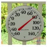 12' Acu-Rite Outdoor Wall Thermometer.