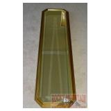 Gold Framed Beveled Wall Mirror