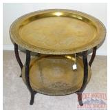 Massive Turkish Brass Table