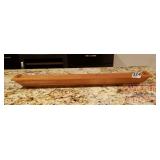 24' Oak Wall Shelf