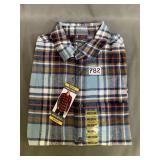 New Eddie Bauer Mens Flannel, M.