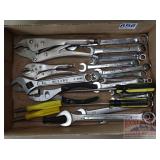 Vice Grips, wrenches, Screw Drivers & More.