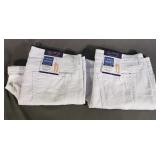 2 New Pairs Seven7 White Rodeo Shorts, 16.