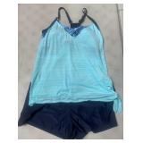 New ZeroXposure Ladies 2 PC Swim Suit, XXL.