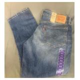 New 514 Levis Straight Jeans, 36X30.