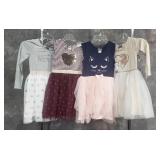 4 Pink & Violet Girls TUTU Dresses, 5.