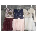 3 Pink & Violet Girls TUTU Dresses, 4.