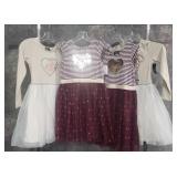 4 Pink & Violet Girls TUTU Dresses, 10