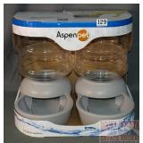 New 2 Pack  Aspenpet Auto Pet Waterer.