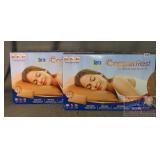 2 New Serta Copper Rest Gel Memory Foam Pillows.