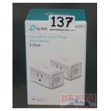 New 2 Pack TP-Link Wi-Fi Smart Plug