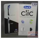 New Oral-B 2 Pack Clic Manual Toothbrushes.