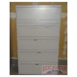 Nice 5 Drawer Lateral Filing Cabinet.