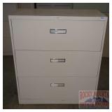 Nice 3 Drawer Lateral Filing Cabinet.