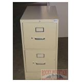 2 Drawer Letter Size Filing Cabinet.