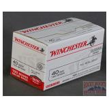 100 Winchester .40 S&W FMJ Cartridges.