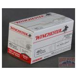 100 Winchester .40 S&W FMJ Cartridges.