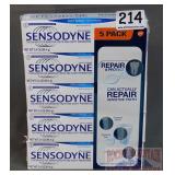 New 5-Pack, Sensodyne Daily Repair Toothpaste.