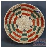 Hand Coiled Native Am. Style Basket.