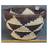 Wonderful Hand Coiled 13" Basket.