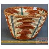 Wonderful Hand Coiled 13" Basket.