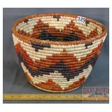 Wonderful Hand Coiled 13" Basket.