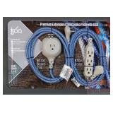 New Premium Extension Cord Set W/ USB.