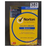 New Norton 5 Device Security Deluxe.