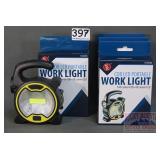 4 New COB LED Portable Work Lights.