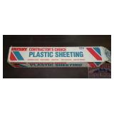 Partial Roll Husky Plastic Sheeting.