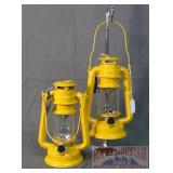 2 Classic Style Yellow LED Lanterns.