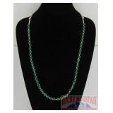 Vibrant Hand Strung Malachite & Bead Necklace.