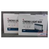 2 New Cool Table top Marquee Style Light Boxes.