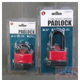 New 1" & 2" Weatherproof Padlocks.