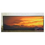 "Sunset" Kathryn Ory Framed Photograph.