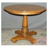 Ethan Allen 'New Country' Round Parlor Table.