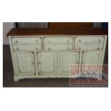 Fantastic Vintage Style Distressed Finish Server.