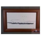 "Breakfast Line" Stacey Ellenwood Framed Photo.