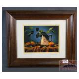 'Local Tangerines' Mike Carroll Signed Print.