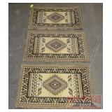 3-Southwest Style Accent Rugs.