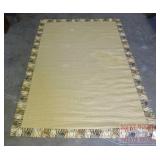 5'X8' Natural Jute Rug W/ Tapestry Border.