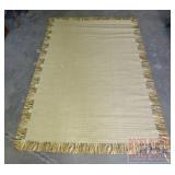 5'X8' Natural Jute Rug W/ Tapestry Border.