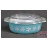 Vintage Pyrex Snowflake Baking Dish.