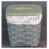 Longaberger Basket Kleen-Ex Box W/ Fabric Liner.