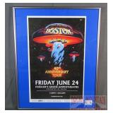 Boston Framed Concert Poster.