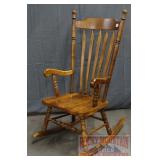 Nice Arrow-Back Armed Rocking Chair.