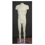 Male Full Size Mannequin W/ Base. 64' high.
